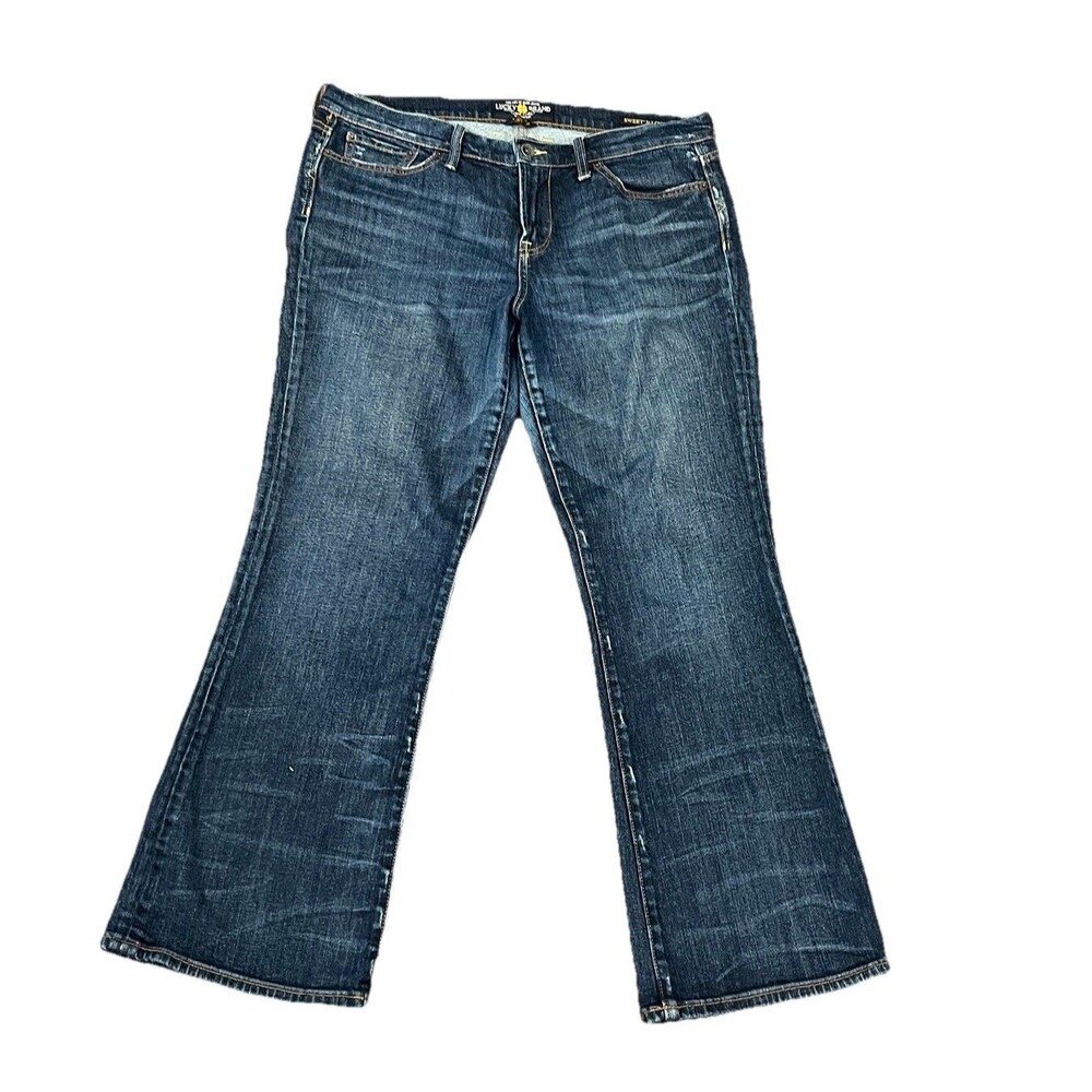 Lucky Brand Jeans Womens 14/32 36x29 Blue Sweet Low Boot Cut Dark Medium Denim